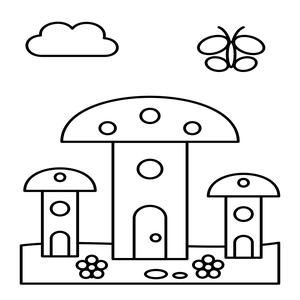 Snug Hollow: A Cozy Woodland Coloring Book for Kids sample page 4