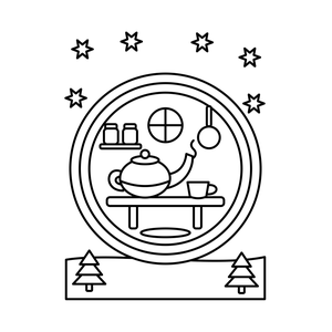 Snug Hollow: A Cozy Woodland Coloring Book for Kids sample page 1